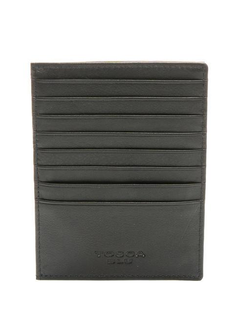 BASIC Tarjetero de piel negro - Carteras Mujer
