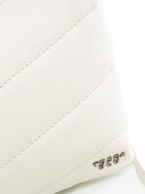 PAN CAKE Bolso de piel con bandolera blanco - Bolsos Mujer