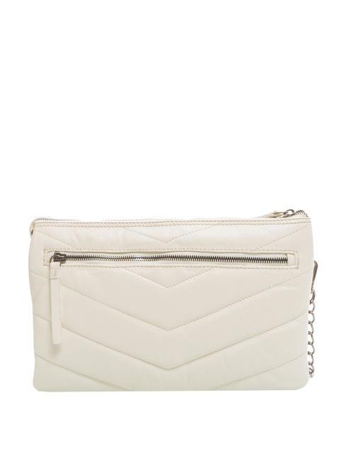PAN CAKE Bolso de piel con bandolera blanco - Bolsos Mujer