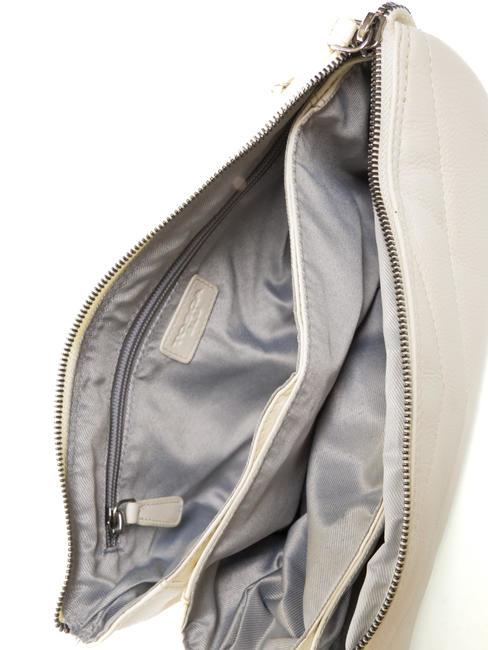 PAN CAKE Bolso de piel con bandolera blanco - Bolsos Mujer