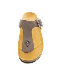 DOCKSTEPS VEGA Chanclas de piel serraje marron oscuro - Zapatos Mujer - 3