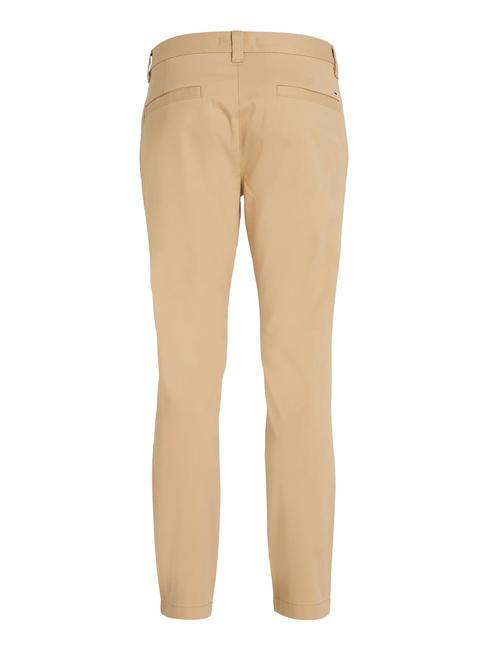 TJ AUSTIN Pantalón chino de algodón arena leonada - Pantalones