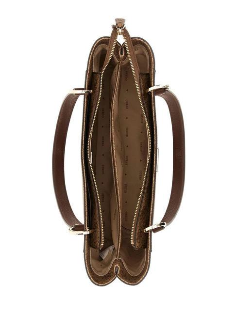 NOELLE Bolsa de la compra logotipo de café con leche / marrón - Bolsos Mujer