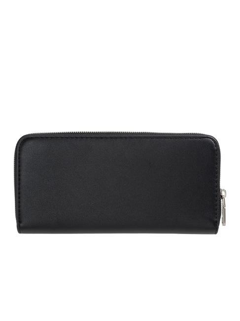 LETTERING LOGO   negro con rosa - Carteras Mujer