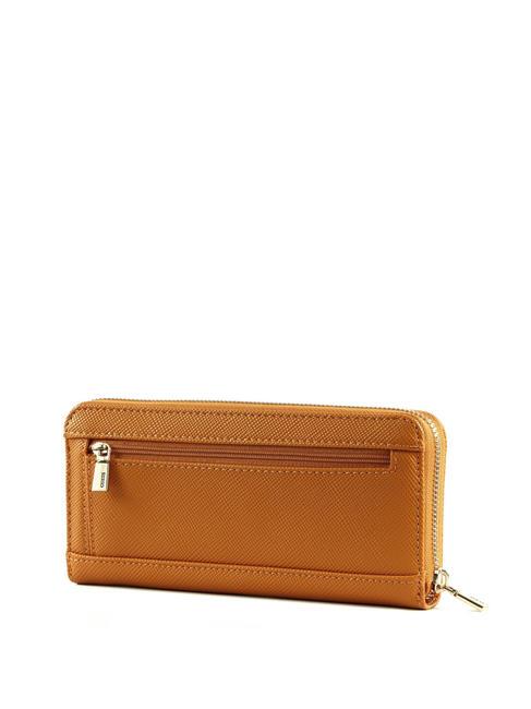 LAUREL Cartera con cremallera alrededor calabaza - Carteras Mujer