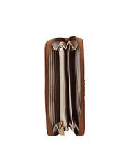 GUESS LAUREL Large Cartera con cremallera alrededor COGNAC - Carteras Mujer - 2