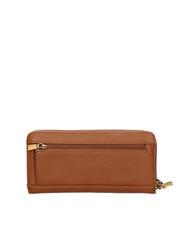 GUESS LAUREL Large Cartera con cremallera alrededor COGNAC - Carteras Mujer - 3