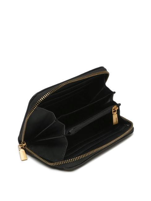 LAUREL M Cartera con cremallera alrededor NEGRO - Carteras Mujer