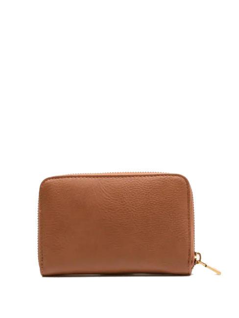 LAUREL M Cartera con cremallera alrededor COGNAC - Carteras Mujer
