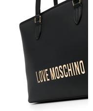 LOVE MOSCHINO BOLD BAG Bolso shopping al hombro negro - Bolsos Mujer - 3