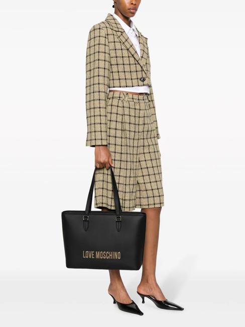 BOLD BAG Bolso shopping al hombro negro - Bolsos Mujer