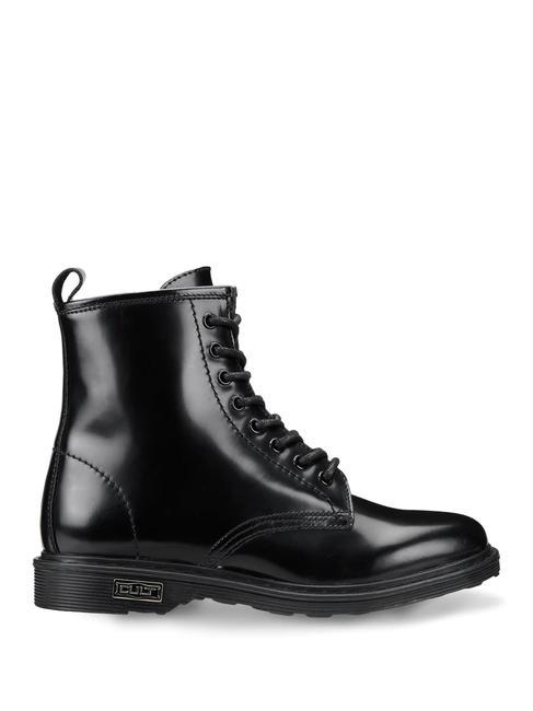 SABBATH Botas militares de cuero negro - Zapatos Mujer