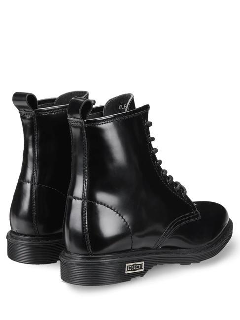 SABBATH Botas militares de cuero negro - Zapatos Mujer