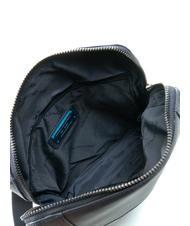 PIQUADRO MACBETH Estuche de cuero expandible azul - Bandoleras Hombre - 5