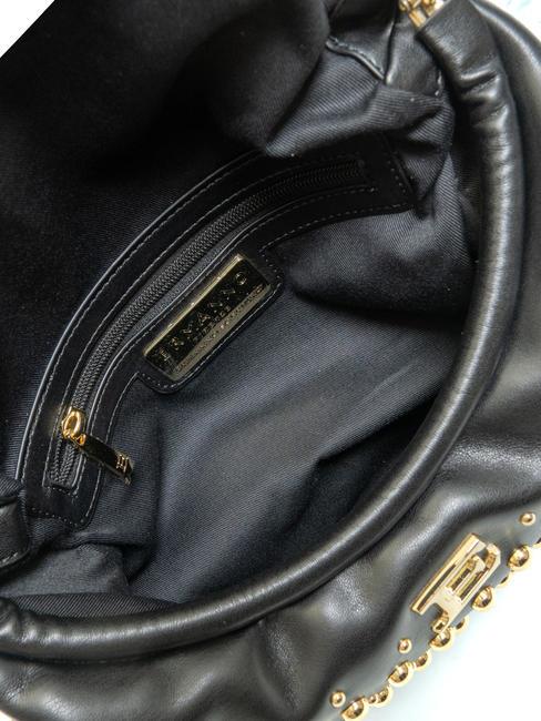 PRINCESS Bolso bandolera con tachuelas oro negro - Bolsos Mujer