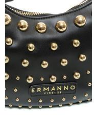ERMANNO SCERVINO PRINCESS Bolso bandolera con tachuelas oro negro - Bolsos Mujer - 4