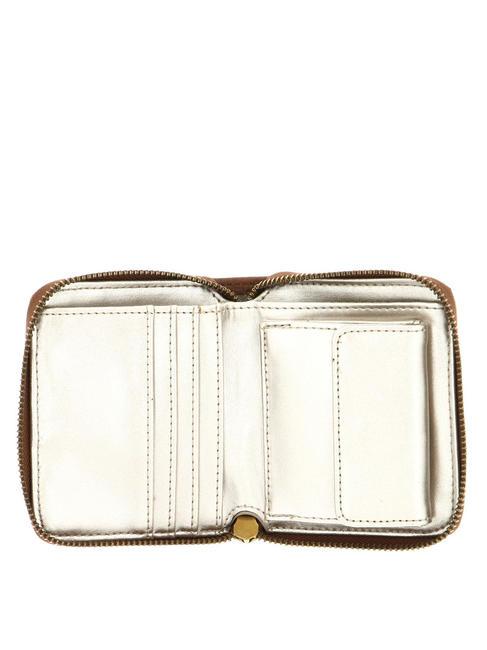 LAUREL S Cartera con cremallera alrededor COGNAC - Carteras Mujer