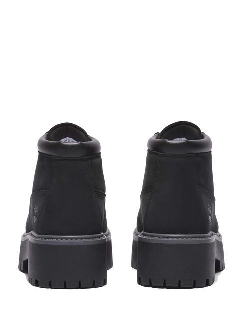 HERITAGE PLATFORM Botín nobuk Jetblack - Zapatos Mujer