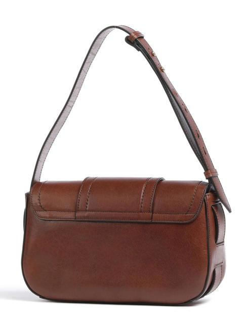 BENEDETTA Bolso bandolera de piel BROWN - Bolsos Mujer