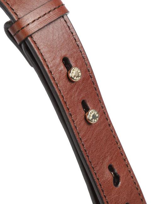 BENEDETTA Bolso bandolera de piel BROWN - Bolsos Mujer