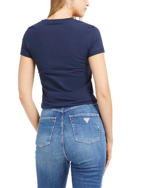 MINI TRIANGLE Camiseta slim fit azul ennegrecido - camiseta