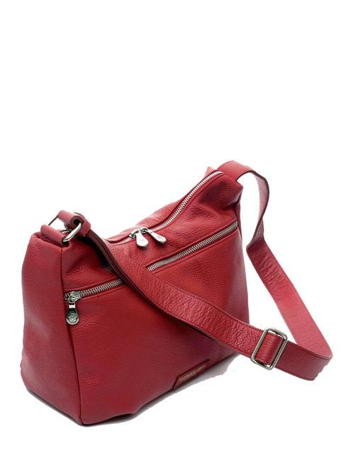 TOURIST Bolso bandolera de piel rojo - Bolsos Mujer