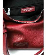SPALDING TOURIST Bolso bandolera de piel rojo - Bolsos Mujer - 4