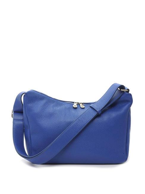 TOURIST Bolso bandolera de piel azul - Bolsos Mujer