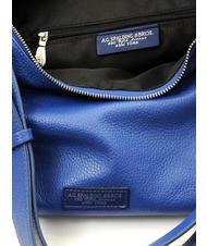 SPALDING TOURIST Bolso bandolera de piel azul - Bolsos Mujer - 4