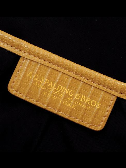 SARAH Bolso bandolera plano peque&ntilde;o amarillo - Bandoleras Hombre