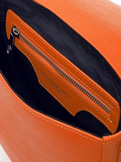 TOURIST FRANCY Bolso bandolera de piel naranja - Bolsos Mujer