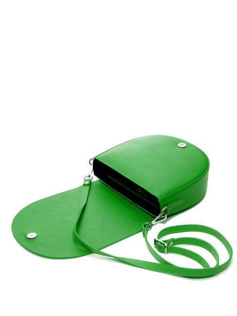 TOURIST FRANCY Bolso bandolera de piel c&eacute;sped verde - Bolsos Mujer
