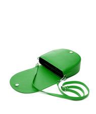 SPALDING TOURIST FRANCY Bolso bandolera de piel c&eacute;sped verde - Bolsos Mujer - 5