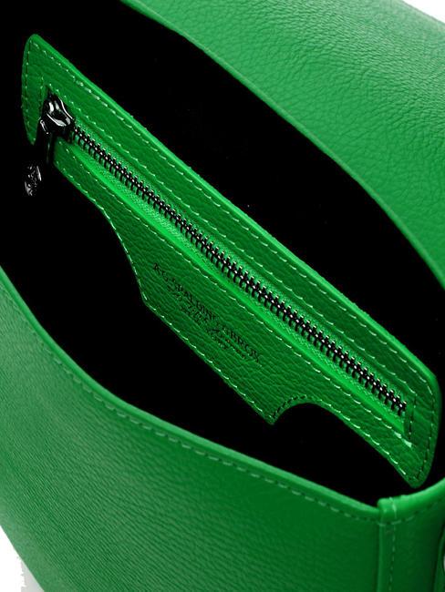 TOURIST FRANCY Bolso bandolera de piel c&eacute;sped verde - Bolsos Mujer