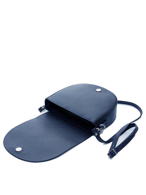 TOURIST FRANCY Bolso bandolera de piel azul - Bolsos Mujer