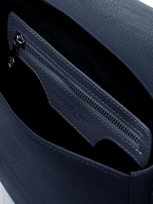 TOURIST FRANCY Bolso bandolera de piel azul - Bolsos Mujer