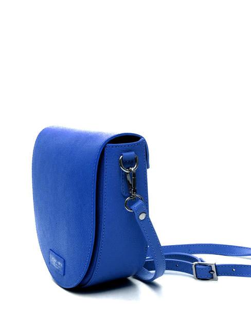 TOURIST FRANCY Bolso bandolera de piel azul - Bolsos Mujer