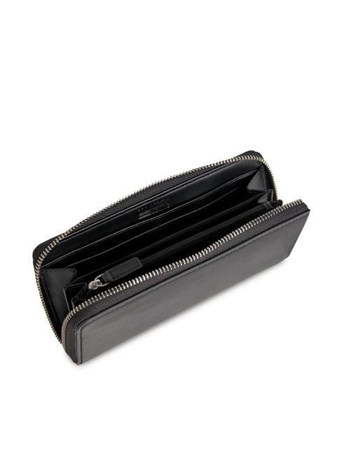 TH JEANS Cartera grande con cremallera alrededor negro - Carteras Mujer