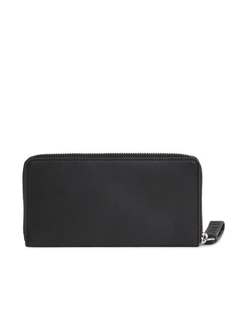 TH JEANS Cartera grande con cremallera alrededor negro - Carteras Mujer