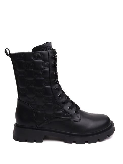 LOGO MATELASSE botines anfibios negro - Zapatos Mujer