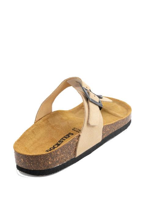 VEGA Sandalia de dedo de ante gris pardo - Zapatos Mujer