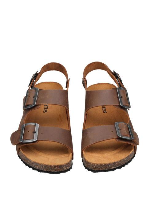 VEGA Sandalia tipo zapatilla de ante tabaco - Zapatos Hombre