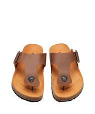 DOCKSTEPS VEGA Sandalia de dedo de ante tabaco - Zapatos Hombre - 4