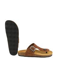 DOCKSTEPS VEGA Sandalia de dedo de ante tabaco - Zapatos Hombre - 6