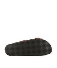 DOCKSTEPS VEGA Sandalia de piel con doble hebilla marron oscuro - Zapatos Hombre - 5