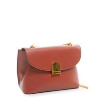 COCCINELLE BLOSSOM Bolso de hombro con cadena de piel martillada - Bolsos Mujer