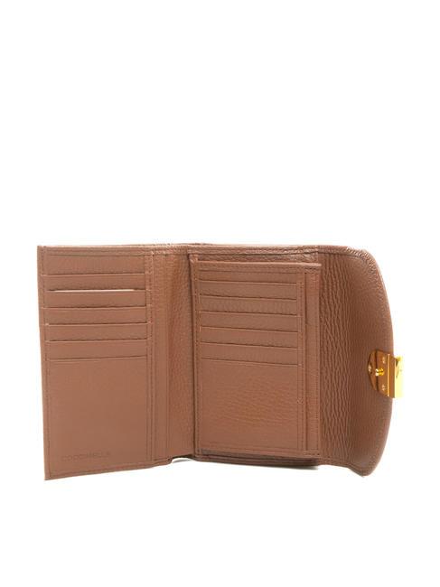 BLOSSOM Cartera de piel de grano medio BRULE - Carteras Mujer