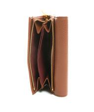 COCCINELLE BLOSSOM Cartera de piel de grano medio BRULE - Carteras Mujer - 4