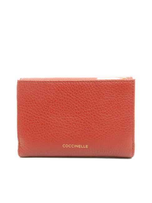 BLOSSOM Cartera de piel de grano medio Arce - Carteras Mujer