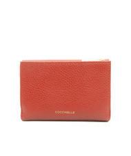 COCCINELLE BLOSSOM Cartera de piel de grano medio Arce - Carteras Mujer - 3